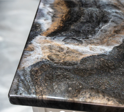 Black Exotic Tones Epoxy Countertop Kit