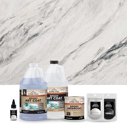 Carrara Marble Epoxy Countertop Kit